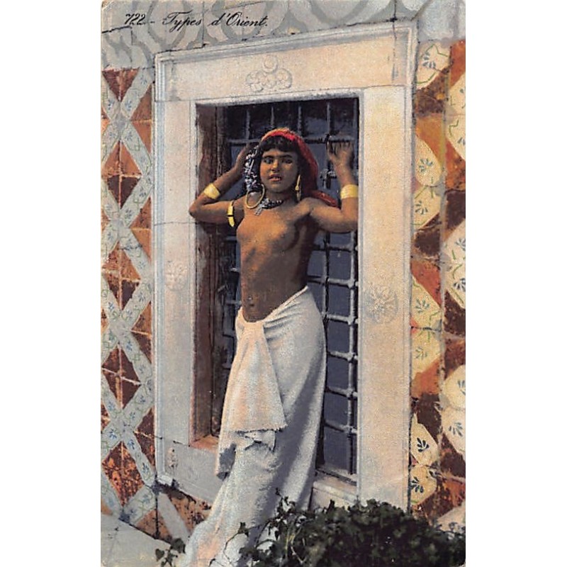 Rare collectable postcards of ETHNIC NUDE. Vintage Postcards of ETHNIC NUDE