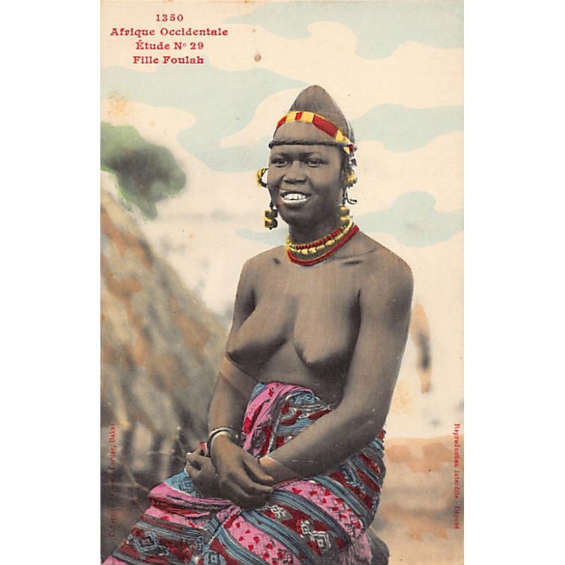 Rare collectable postcards of ETHNIC NUDE. Vintage Postcards of ETHNIC NUDE