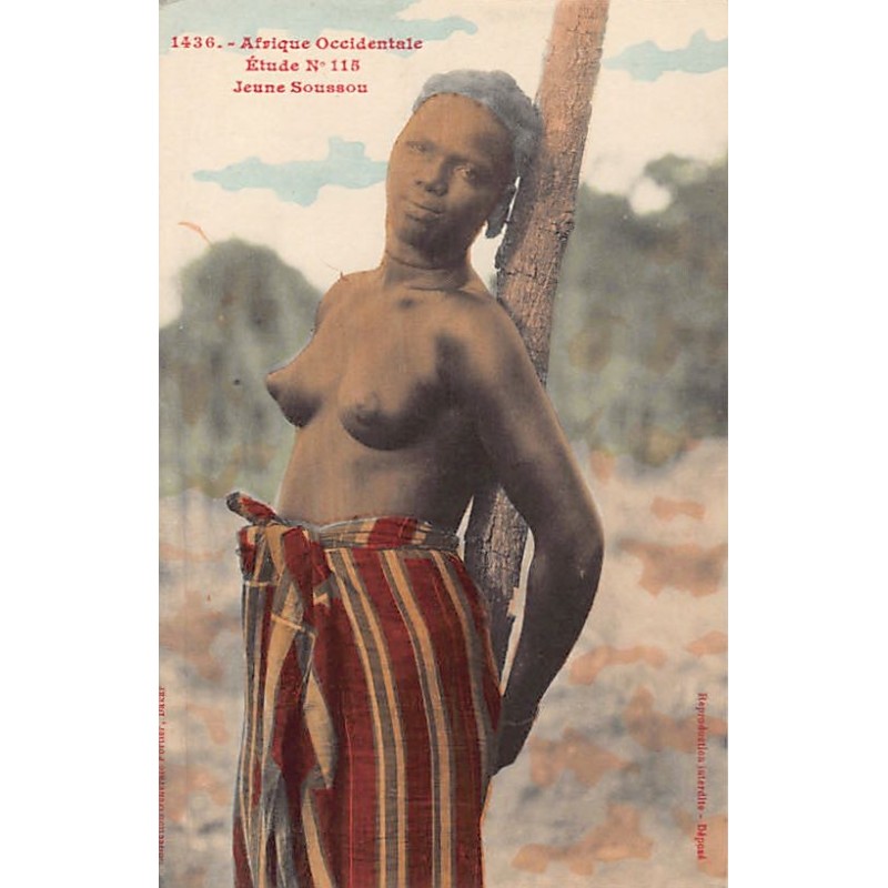 Rare collectable postcards of ETHNIC NUDE. Vintage Postcards of ETHNIC NUDE