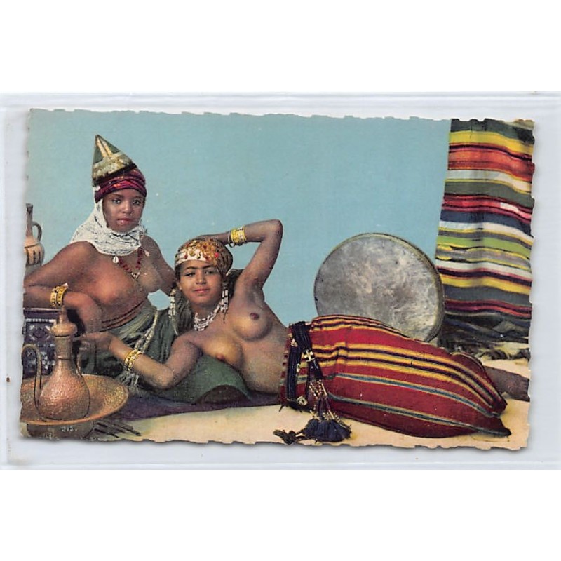 Rare collectable postcards of ETHNIC NUDE. Vintage Postcards of ETHNIC NUDE