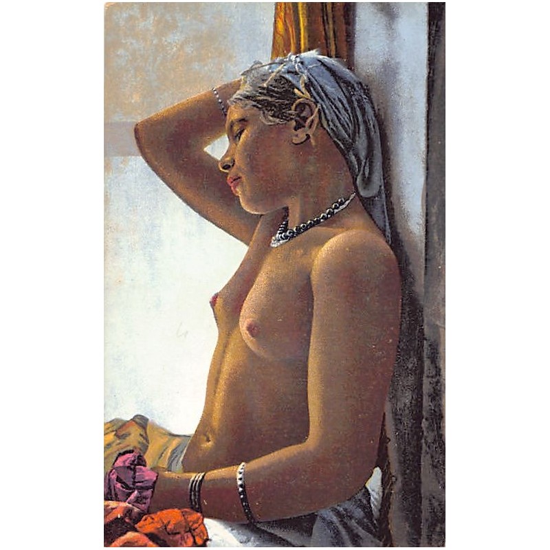 Rare collectable postcards of ETHNIC NUDE. Vintage Postcards of ETHNIC NUDE