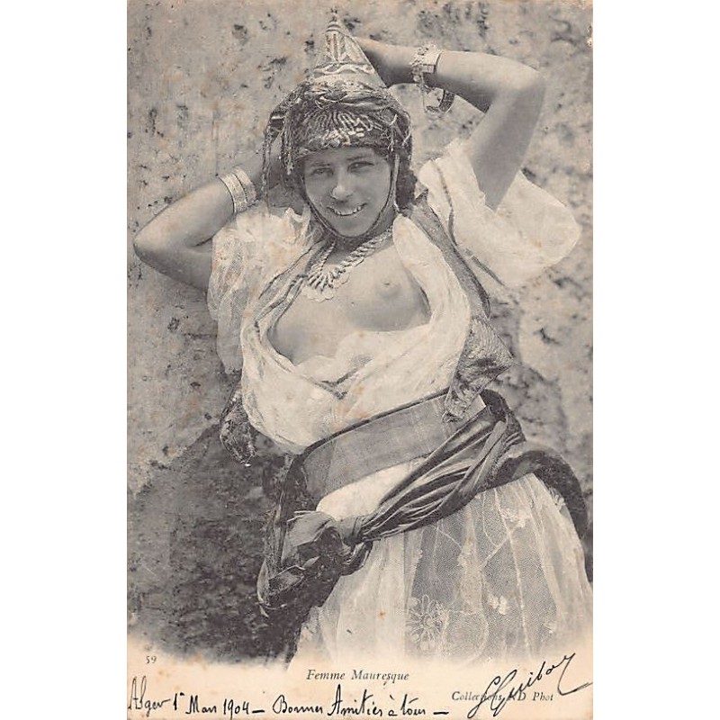 Rare collectable postcards of ETHNIC NUDE. Vintage Postcards of ETHNIC NUDE