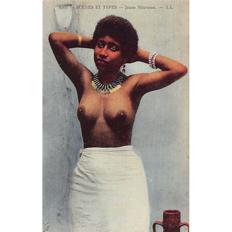 Rare collectable postcards of ETHNIC NUDE. Vintage Postcards of ETHNIC NUDE