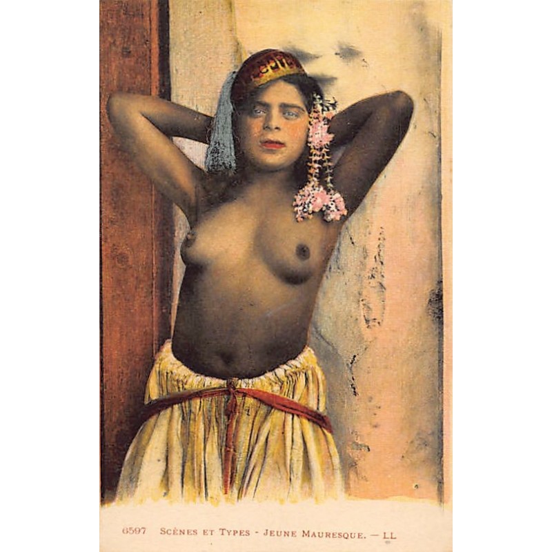 Rare collectable postcards of ETHNIC NUDE. Vintage Postcards of ETHNIC NUDE