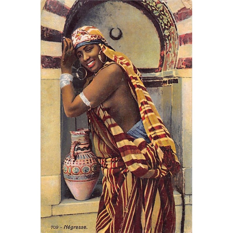 Rare collectable postcards of ETHNIC NUDE. Vintage Postcards of ETHNIC NUDE