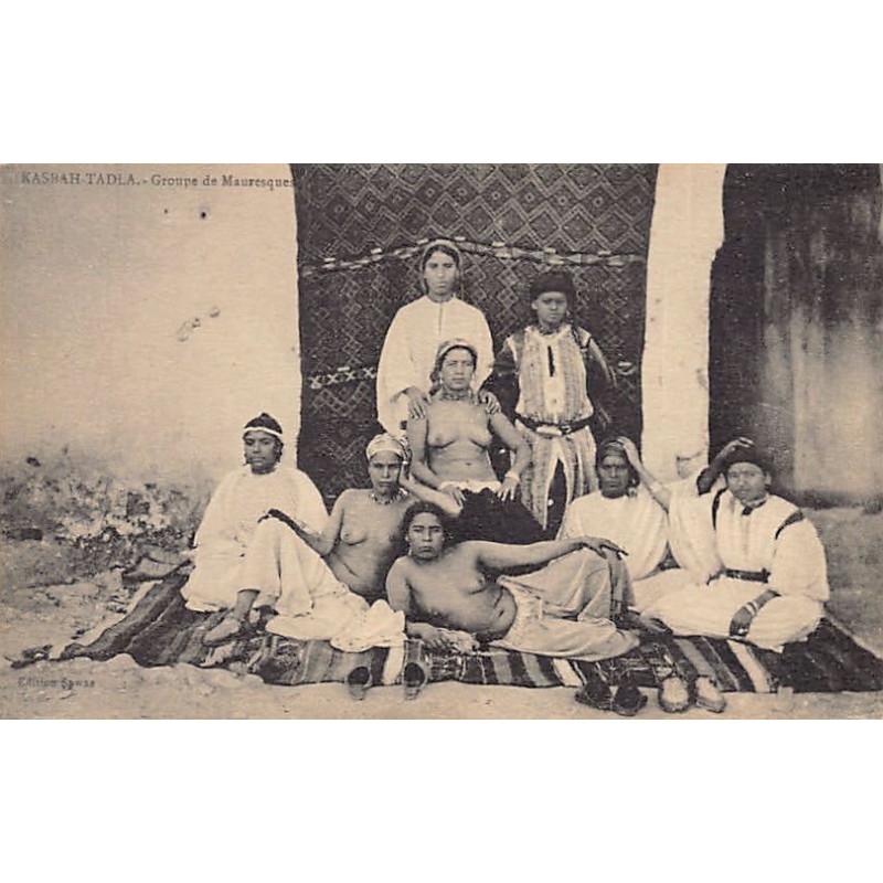 Rare collectable postcards of ETHNIC NUDE. Vintage Postcards of ETHNIC NUDE