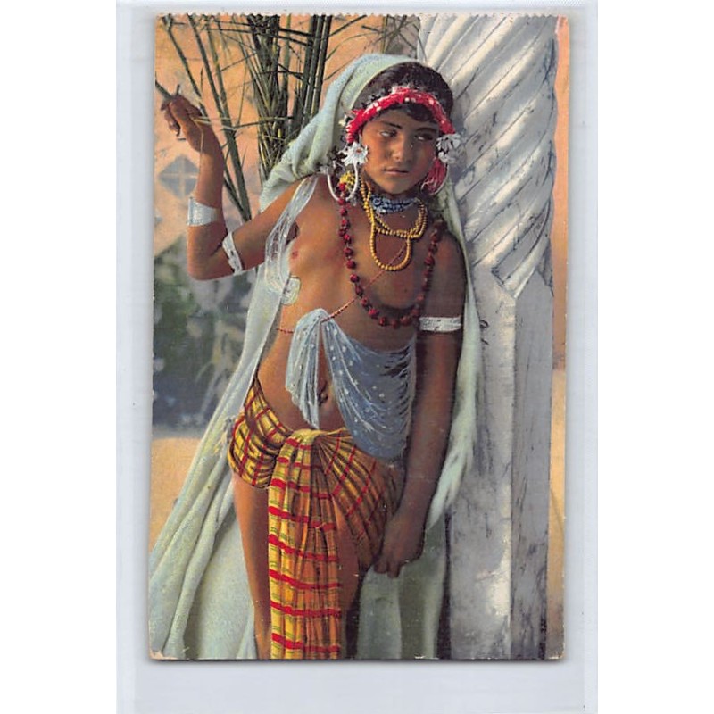 Rare collectable postcards of ETHNIC NUDE. Vintage Postcards of ETHNIC NUDE