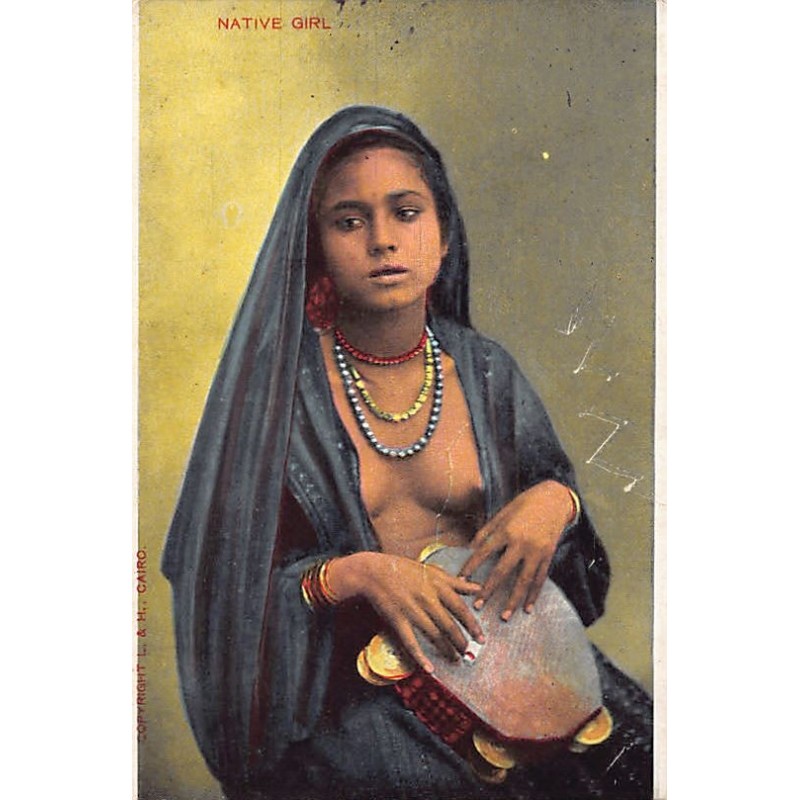 Rare collectable postcards of ETHNIC NUDE. Vintage Postcards of ETHNIC NUDE