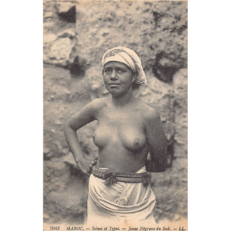 Rare collectable postcards of ETHNIC NUDE. Vintage Postcards of ETHNIC NUDE