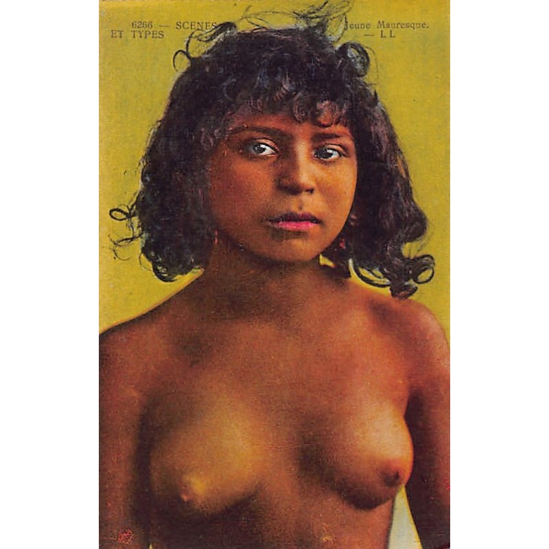 Rare collectable postcards of ETHNIC NUDE. Vintage Postcards of ETHNIC NUDE