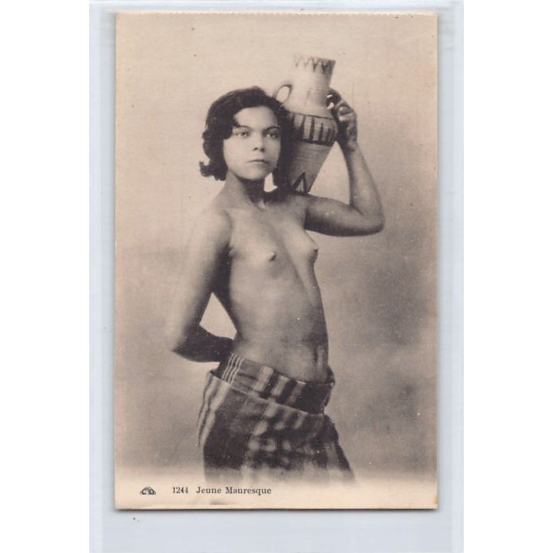 Rare collectable postcards of ETHNIC NUDE. Vintage Postcards of ETHNIC NUDE