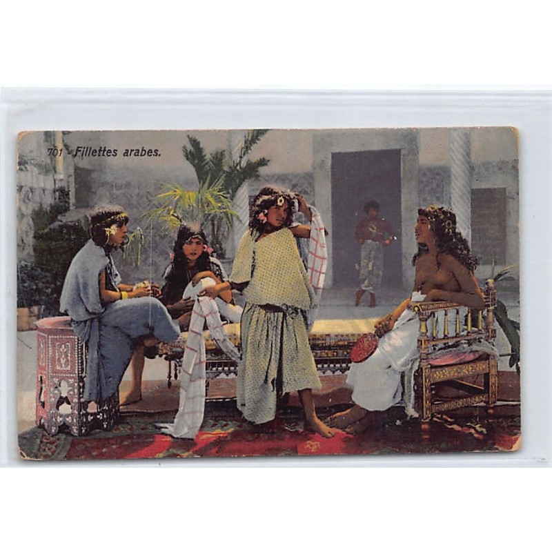 Rare collectable postcards of ETHNIC NUDE. Vintage Postcards of ETHNIC NUDE