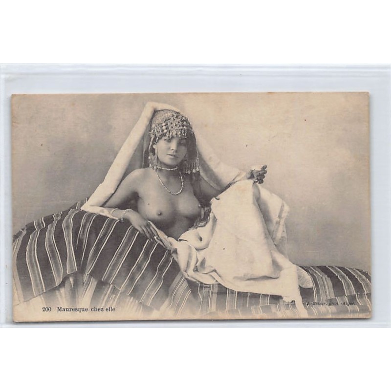 Rare collectable postcards of ETHNIC NUDE. Vintage Postcards of ETHNIC NUDE