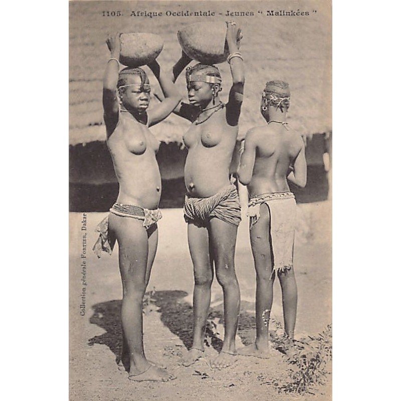 Rare collectable postcards of ETHNIC NUDE. Vintage Postcards of ETHNIC NUDE