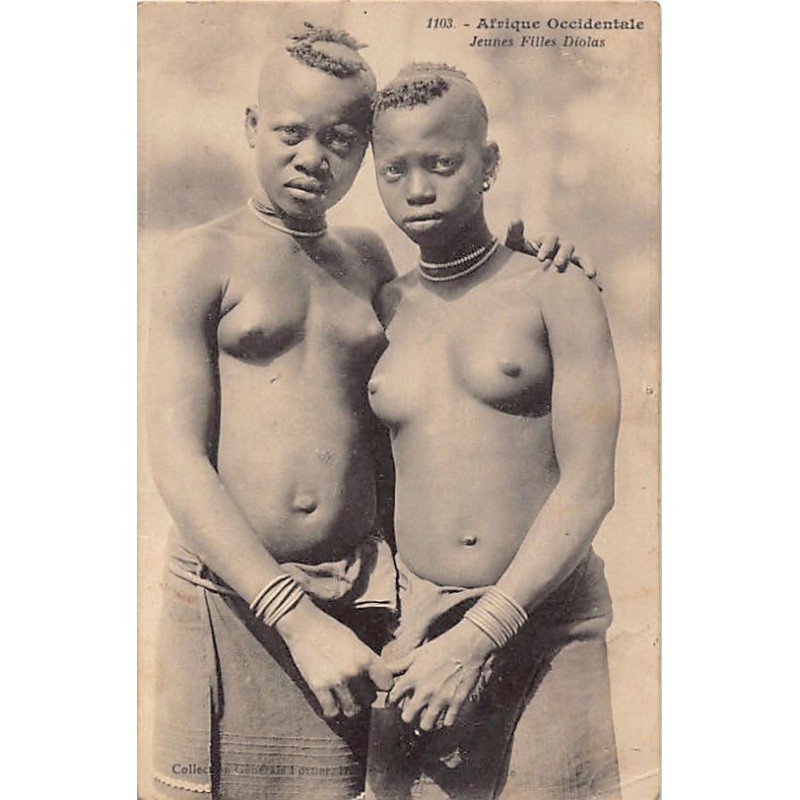Rare collectable postcards of ETHNIC NUDE. Vintage Postcards of ETHNIC NUDE