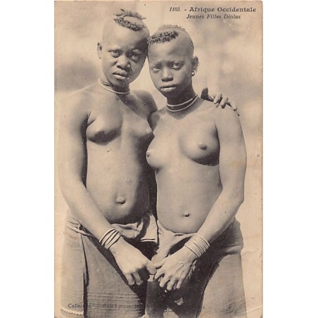 Rare collectable postcards of ETHNIC NUDE. Vintage Postcards of ETHNIC NUDE