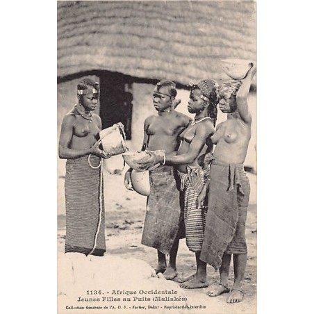 Rare collectable postcards of ETHNIC NUDE. Vintage Postcards of ETHNIC NUDE
