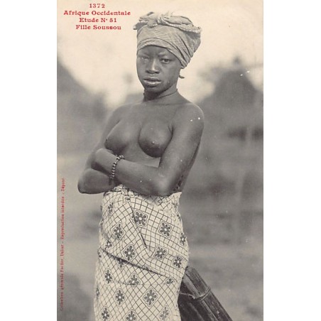 Rare collectable postcards of ETHNIC NUDE. Vintage Postcards of ETHNIC NUDE