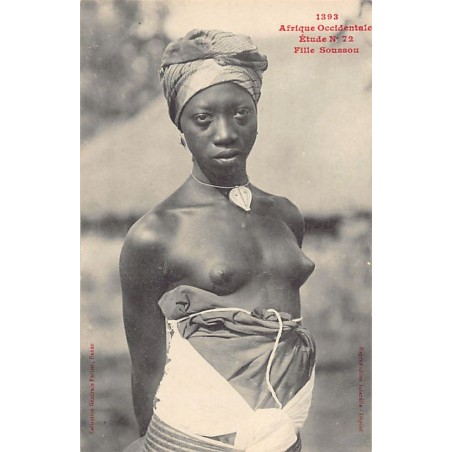 Rare collectable postcards of ETHNIC NUDE. Vintage Postcards of ETHNIC NUDE