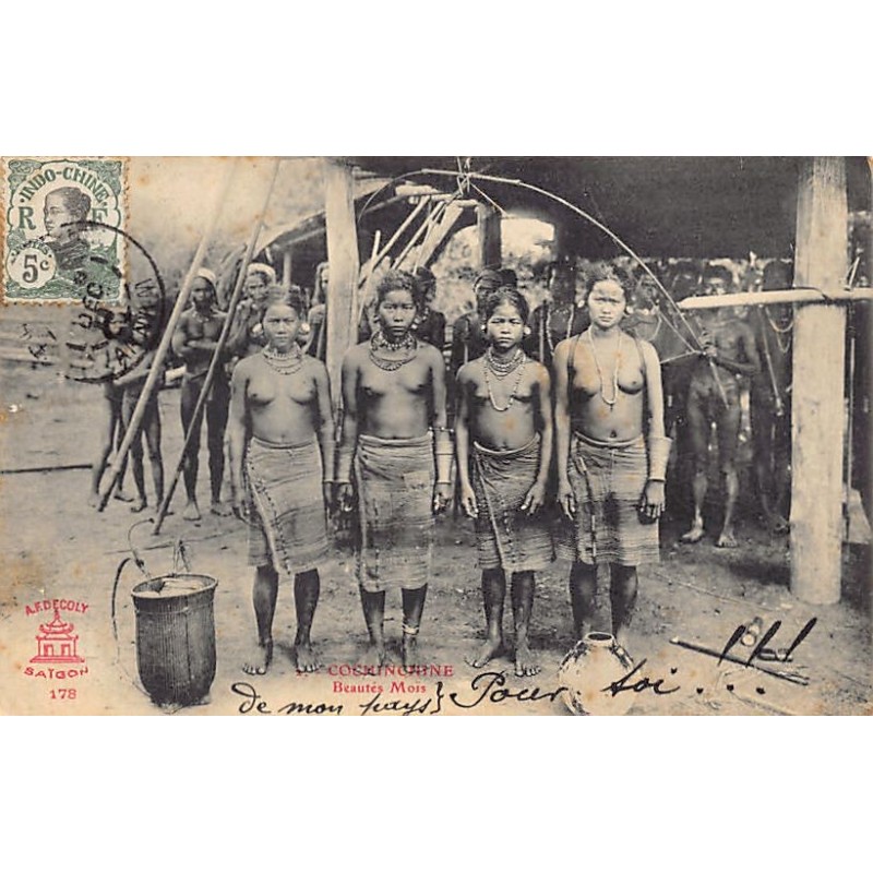 Rare collectable postcards of ETHNIC NUDE. Vintage Postcards of ETHNIC NUDE