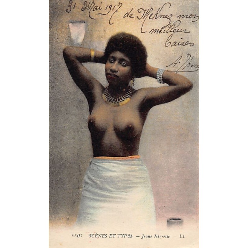 Rare collectable postcards of ETHNIC NUDE. Vintage Postcards of ETHNIC NUDE