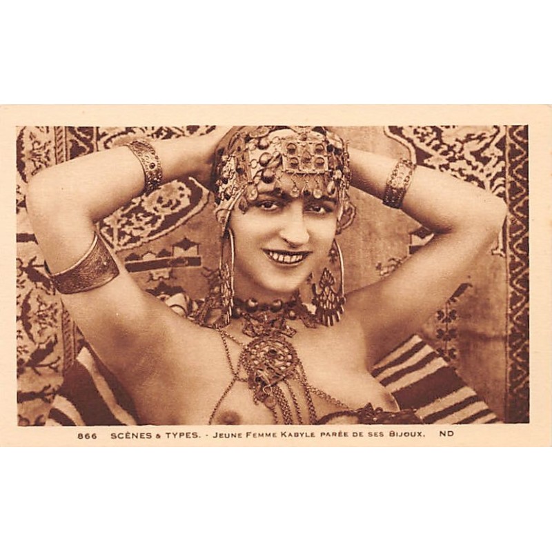 Rare collectable postcards of ETHNIC NUDE. Vintage Postcards of ETHNIC NUDE