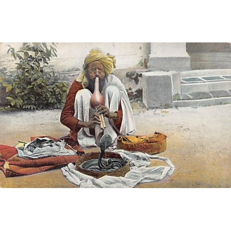 India - Snake charmer - Publ. Evangelical Lutheran Mission Serie Indien II - 4
