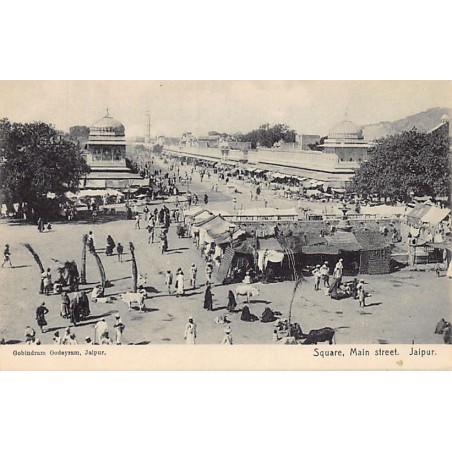 India - JAIPUR - Main street - Publ. Gobindram Oodereym