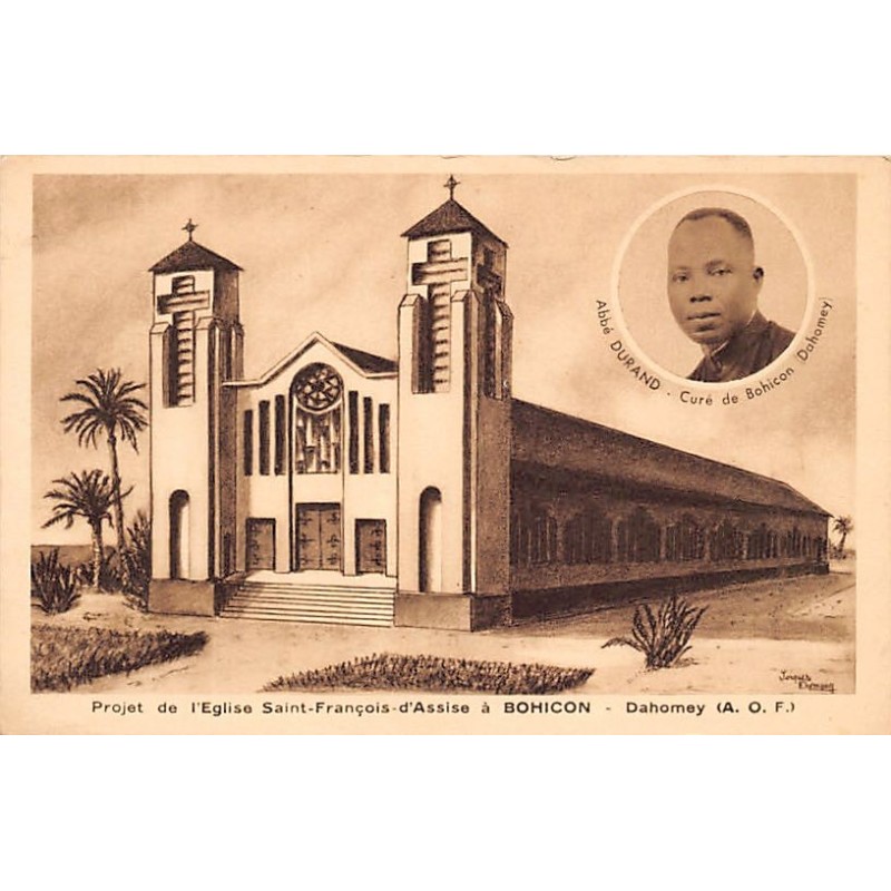 Rare collectable postcards of BENIN Dahomey. Vintage Postcards of BENIN Dahomey