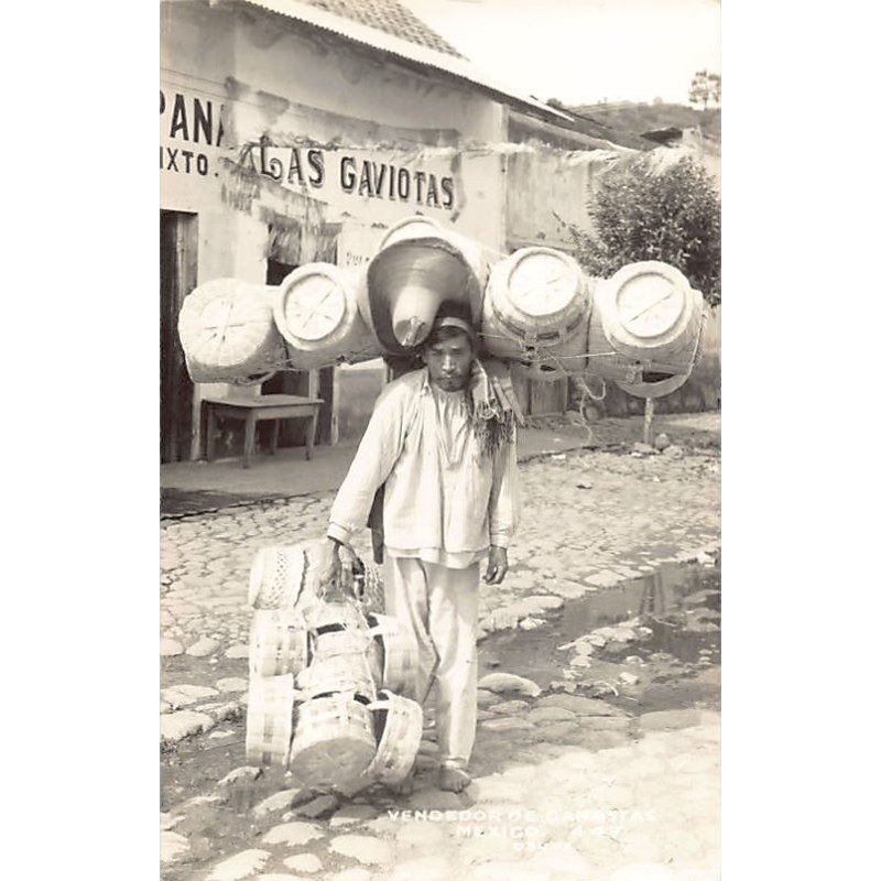 Mexico - Vendedor de Canastas - REAL PHOTO - Ed. Osuna 447