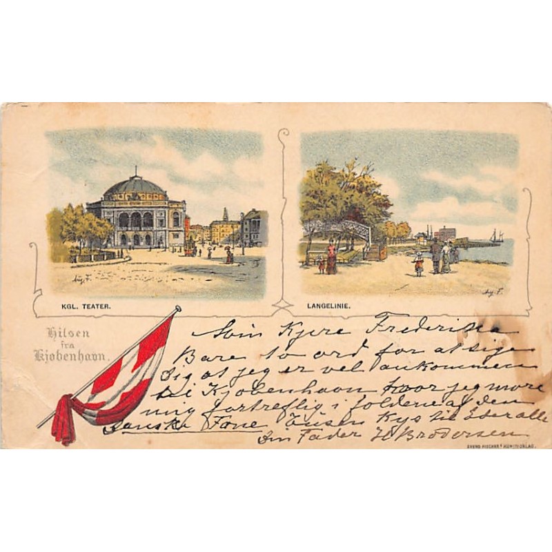 Rare collectable postcards of DENMARK. Vintage Postcards of DENMARK
