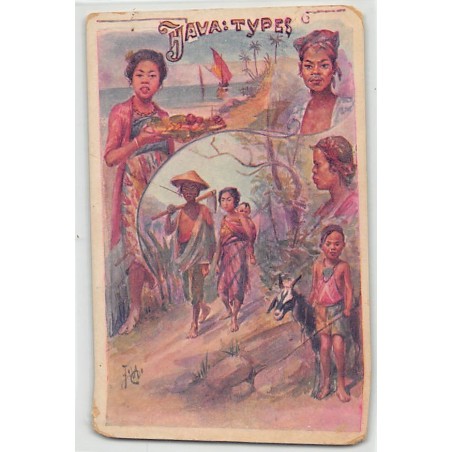 Rare collectable postcards of INDONESIA. Vintage Postcards of INDONESIA