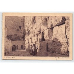 Israel - JERUSALEM - Wailing Wall - Publ. D. A. Hallac Bros. 33