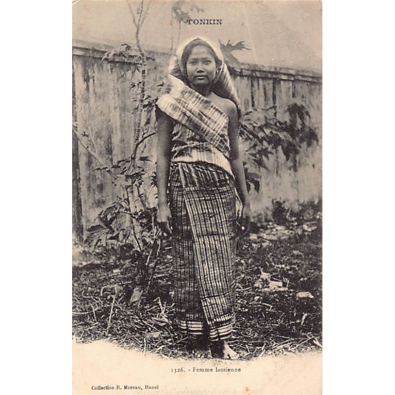 LAOS - Femme Laotienne - Laotian woman - Publ. R. Moreau 1326.