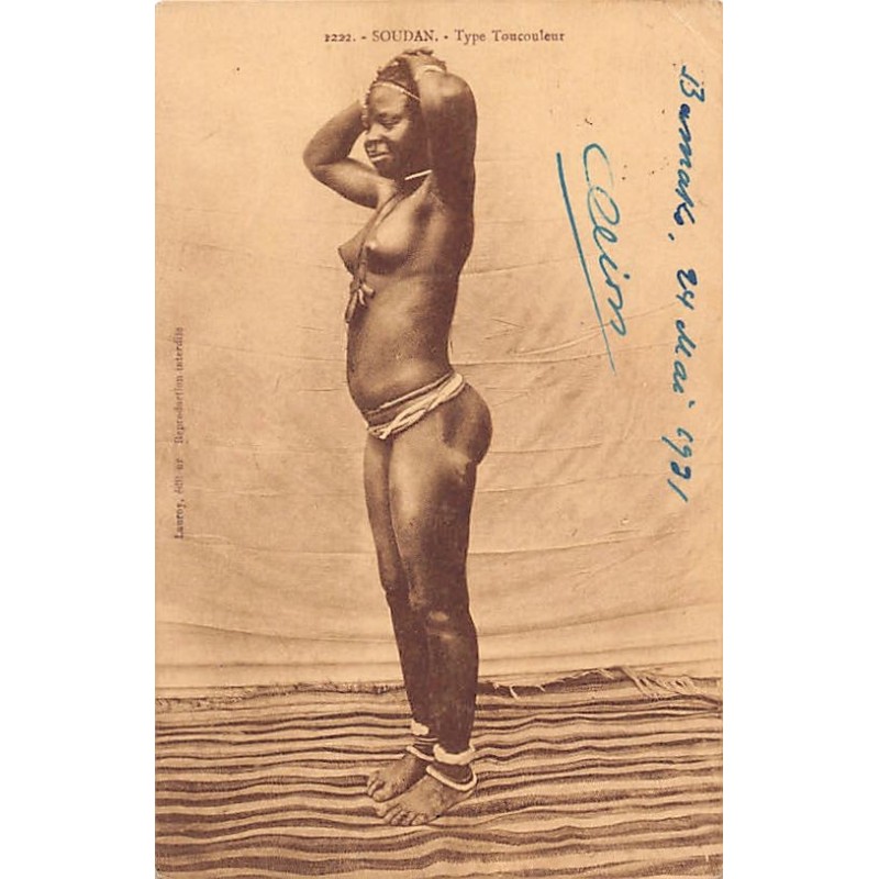 Rare collectable postcards of ETHNIC NUDE. Vintage Postcards of ETHNIC NUDE