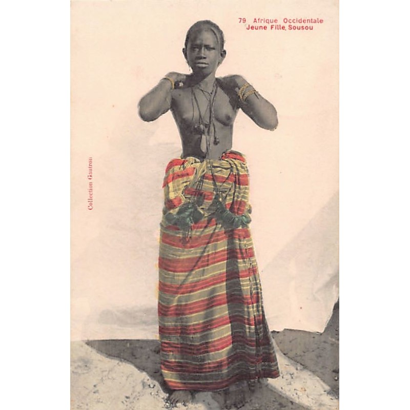 Rare collectable postcards of ETHNIC NUDE. Vintage Postcards of ETHNIC NUDE