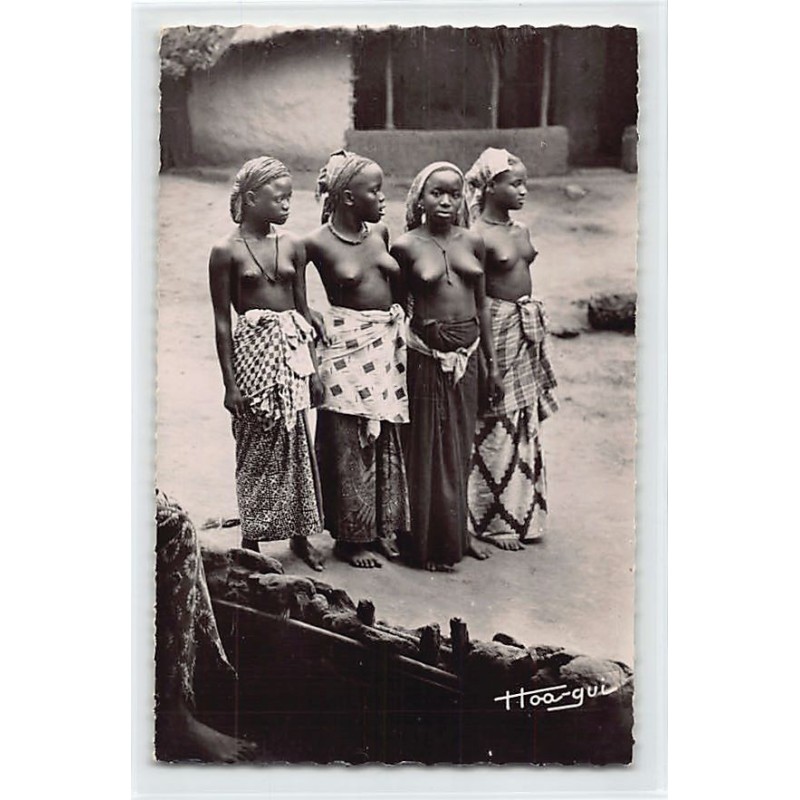 Rare collectable postcards of ETHNIC NUDE. Vintage Postcards of ETHNIC NUDE