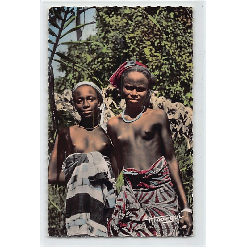 Rare collectable postcards of ETHNIC NUDE. Vintage Postcards of ETHNIC NUDE