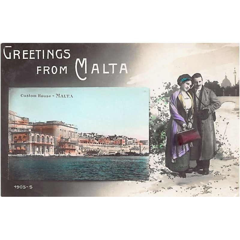 Rare collectable postcards of MALTA. Vintage Postcards of MALTA