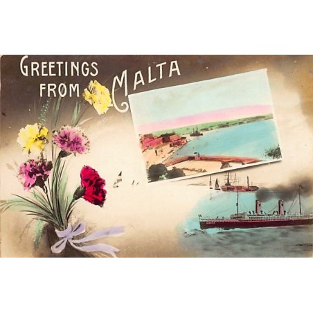 Rare collectable postcards of MALTA. Vintage Postcards of MALTA