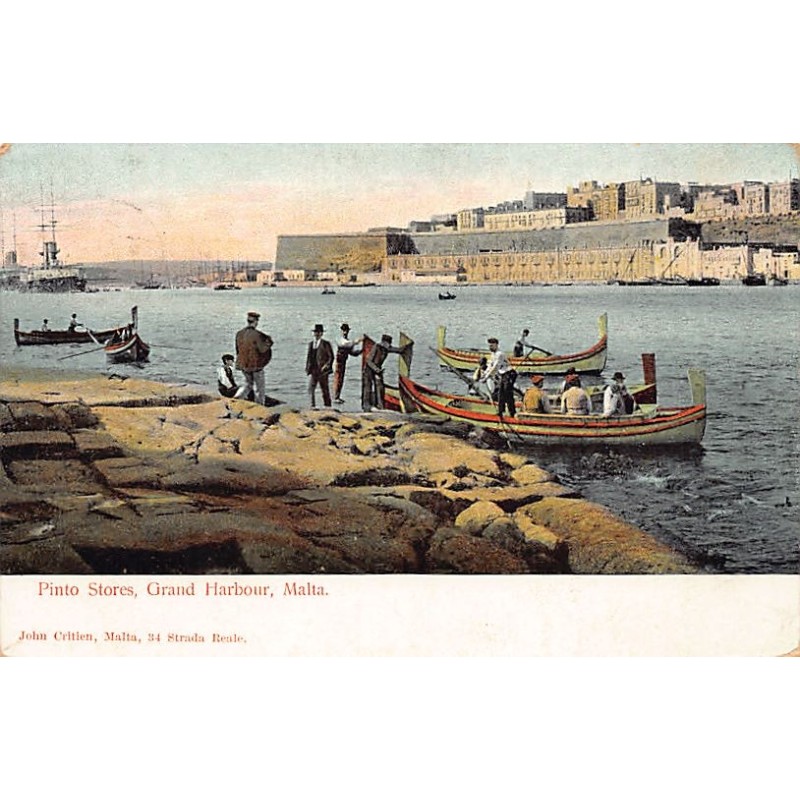 Rare collectable postcards of MALTA. Vintage Postcards of MALTA