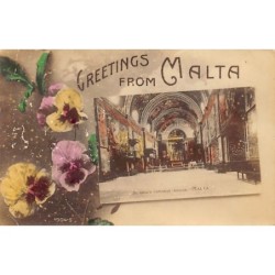 Rare collectable postcards of MALTA. Vintage Postcards of MALTA