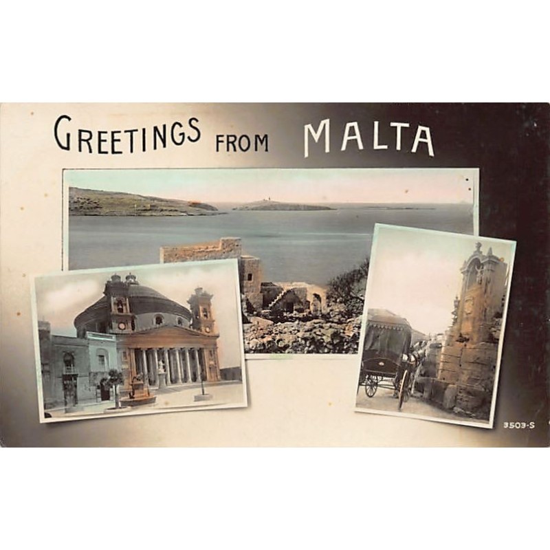 Rare collectable postcards of MALTA. Vintage Postcards of MALTA