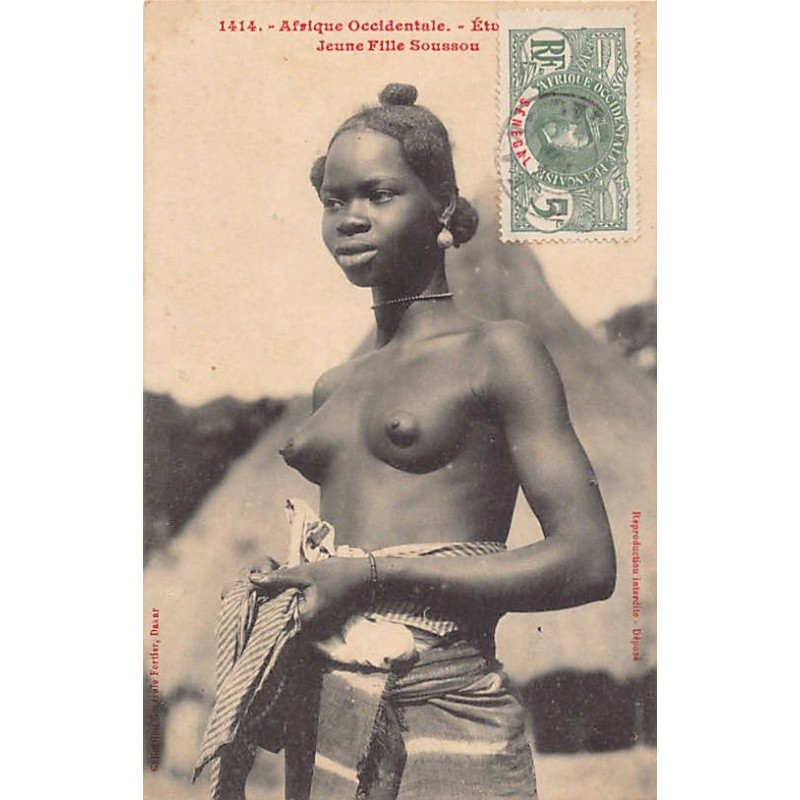 Rare collectable postcards of ETHNIC NUDE. Vintage Postcards of ETHNIC NUDE
