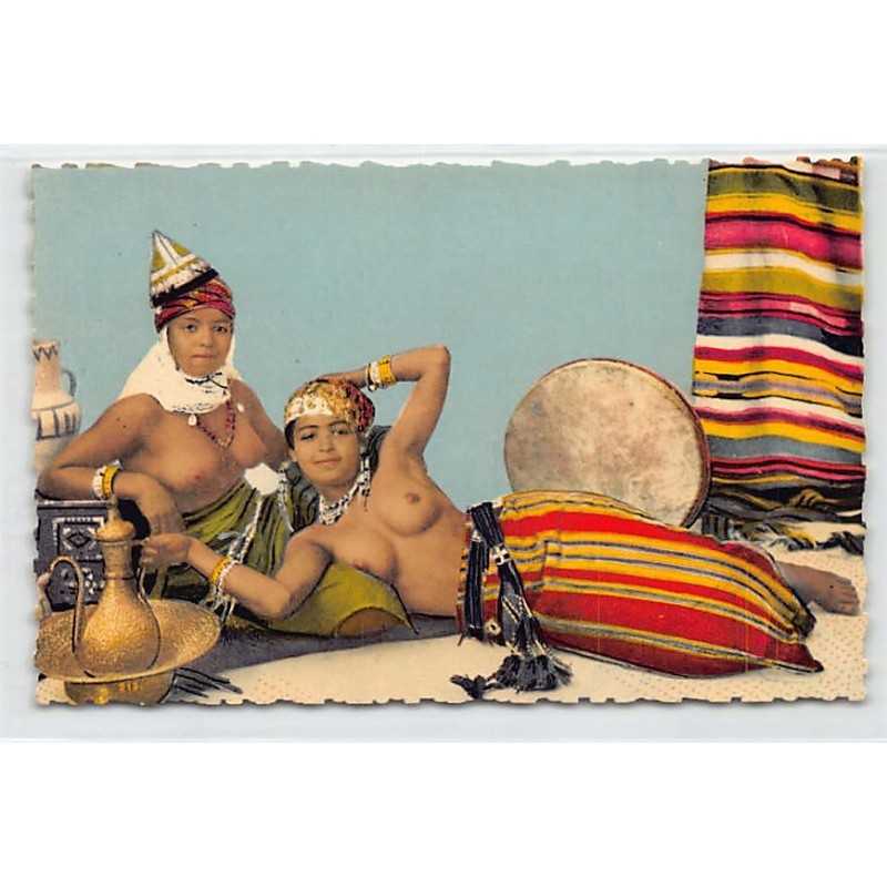 Rare collectable postcards of ETHNIC NUDE. Vintage Postcards of ETHNIC NUDE