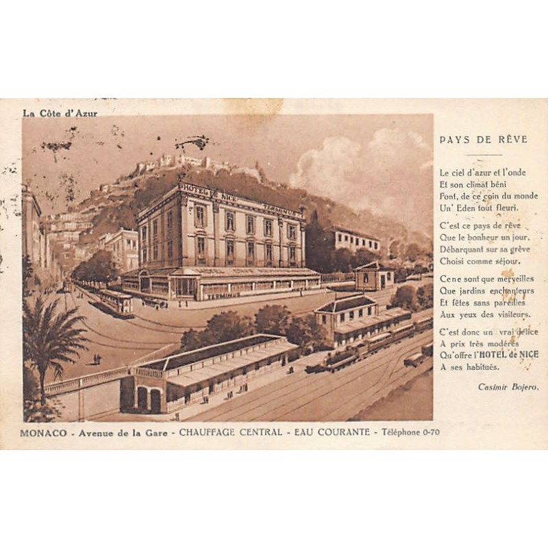 Rare collectable postcards of MONACO. Vintage Postcards of MONACO