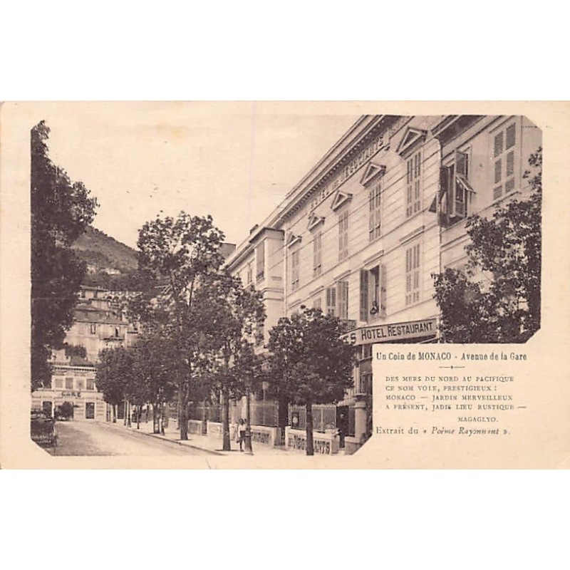 Rare collectable postcards of MONACO. Vintage Postcards of MONACO