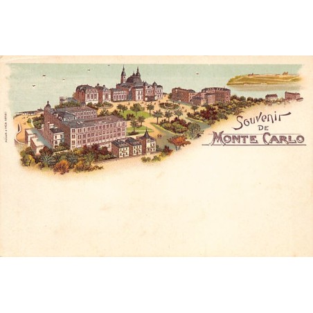 Rare collectable postcards of MONACO. Vintage Postcards of MONACO