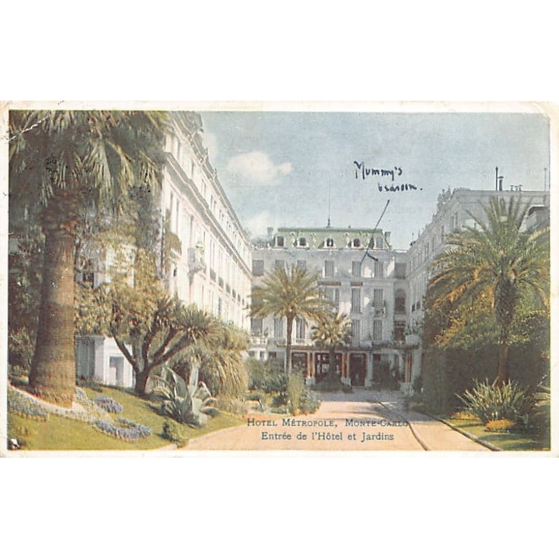 Rare collectable postcards of MONACO. Vintage Postcards of MONACO