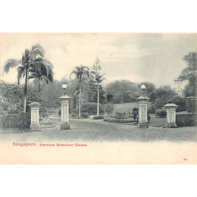 Rare collectable postcards of SINGAPORE. Vintage Postcards of SINGAPORE